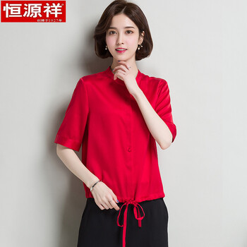 寬松短袖袖襯衫，微胖妹子的福音
