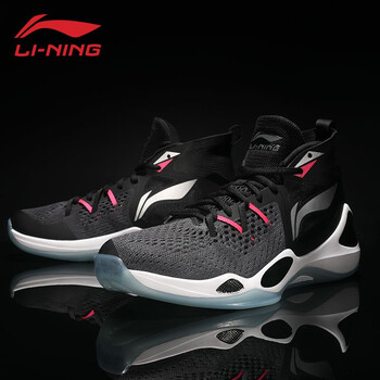 李寧（LI-NING）籃球鞋標準黑/標準白/冷灰 42