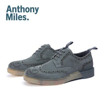 Anthony Miles男士深灰低幫（MB0024） 39
