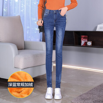 修身小腳牛仔，微胖妹子的好幫手