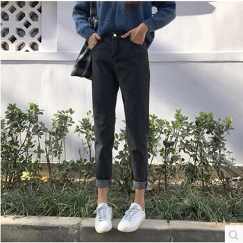 高腰微喇褲，讓你秒變長腿歐巴