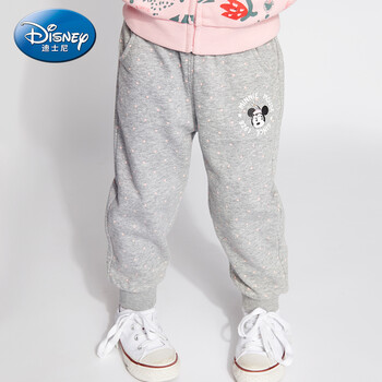 disney 褲子 灰色