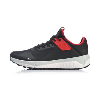 李寧（LI-NING）跑步鞋標(biāo)準(zhǔn)黑/李寧紅/乳白色 41.5