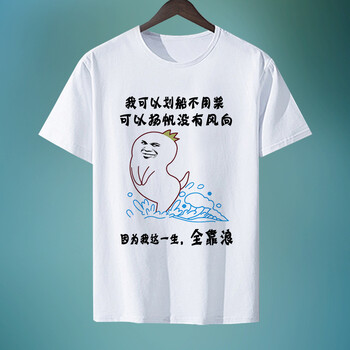 SCNDEWMY 短袖 男士T恤 12 一生靠浪 S，4XL，5XL，XS，M