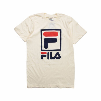 斐樂（FILA） 短袖 男士T恤 米白色 