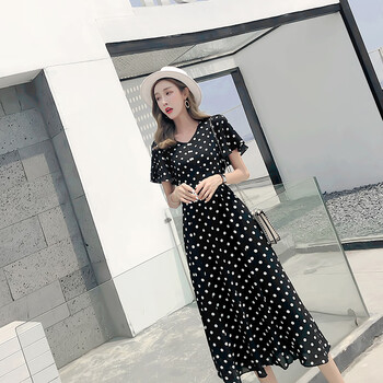 印花連衣裙，讓你變身女神收割機