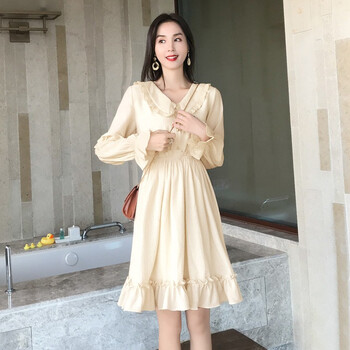 荷葉袖連衣裙，打造優(yōu)雅小仙女