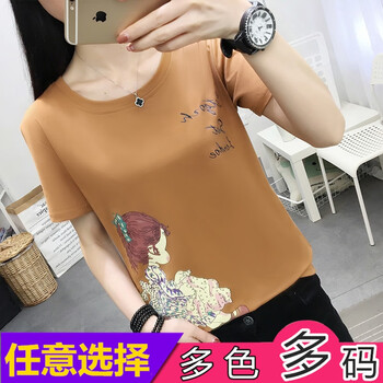 簡(jiǎn)約風(fēng)短袖上衣，微胖妹子的福音