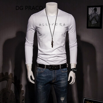 DG PRACO 長(zhǎng)袖 男士T恤 白色 XL，L，XXXL，XXL，M