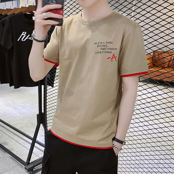 織客生活 短袖 男士T恤 2006卡其 