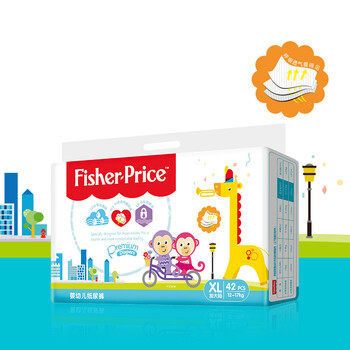 費雪（Fisher-Price）嬰兒尿褲日常紙尿褲11-49片