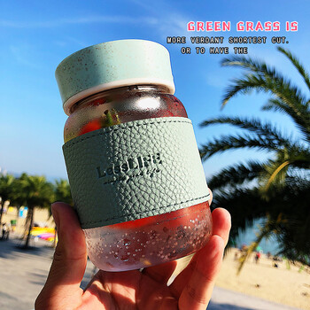 創(chuàng)意玻璃杯，讓你喝水更方便