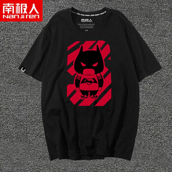 南極人（Nanjiren） 短袖 男士T恤 黑/超人熊 