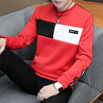 魯賓克 長(zhǎng)袖 男士T恤 A112-W2782紅色 XL，L，XXL，XXXL，M