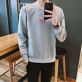 冉臣 長(zhǎng)袖 男士T恤 LG4080灰色 