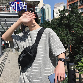 潮貼（CHAOTIE） 短袖 男士T恤 灰色款 