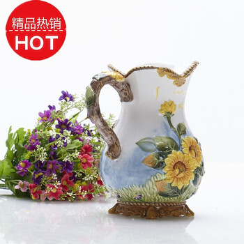 歐式陶瓷擺件，讓客廳變得更浪漫