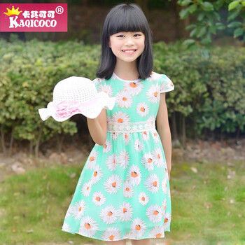 歐根紗歐美兒童裙