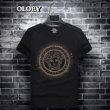 OLOEY 短袖 男士T恤 【9021】黑色 