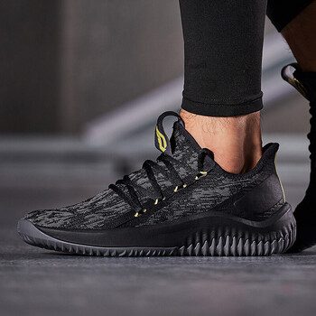 阿迪達斯（Adidas）籃球鞋AQ0831黑+灰 