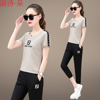簡(jiǎn)詩(shī)·朵 紐扣 短袖 T恤 女 圓領(lǐng)