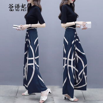 谷語妃（GUYUFEI） 豹紋 立體裝飾 連衣裙