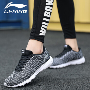 李寧（LI-NING）跑步鞋-3新基礎(chǔ)黑/基礎(chǔ)白 38