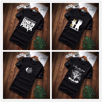 哇次 短袖 男士T恤 BY短袖PARK黑+二哈黑+魚(yú)刺黑+大樹(shù)黑 