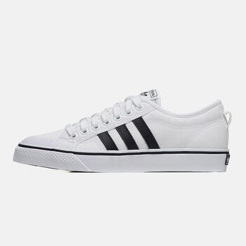 adidas板鞋CQ2333亮白+1號(hào)黑色 