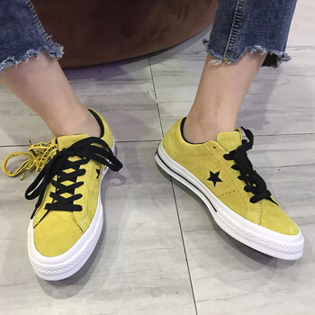 匡威（Converse）板鞋163245/黃色/One Star 