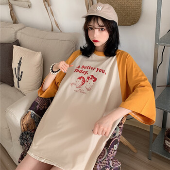 短袖寬松上衣，打造活力少女范