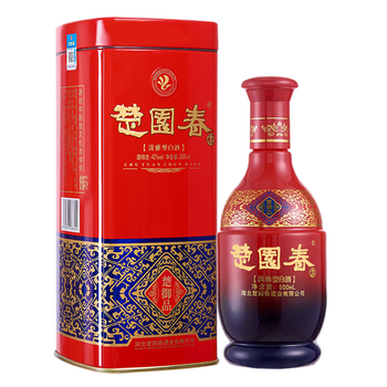 楚園春42375mL-500mL，500ml（單瓶） 濃香型，濃香