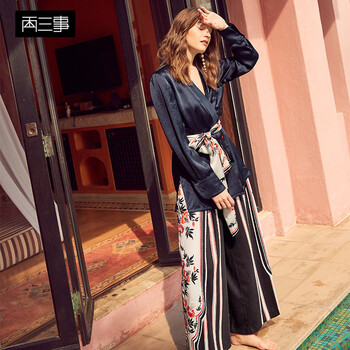 兩三事 高腰  女 長(zhǎng)褲 休閑褲