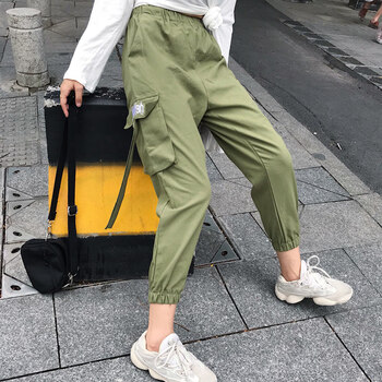 寬松哈倫褲，微胖妹子的福利！