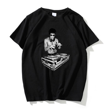 AOWOFS 短袖 男士T恤 DJ李小龍II(黑) 