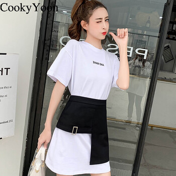 CookyYoon 字母 立體裁剪 連衣裙