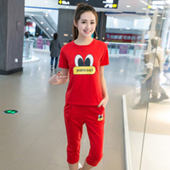 寬松印花短袖，打造清爽小仙女