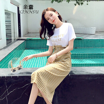 元素,叉連,擺開,新款,短袖,流行,趨勢,衣裙,樣式