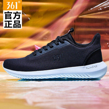361°跑步鞋曜石黑/361度白 35，36，37，35及以下，38，39