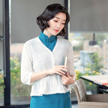 時(shí)尚針織袖，微胖女孩的小心機