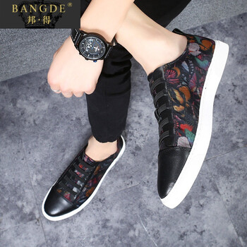 邦得（BANGDE）男士黑紅白底 38，39，40，41，42，43