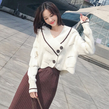 簡約風(fēng)針織開衫，打造優(yōu)雅小仙女