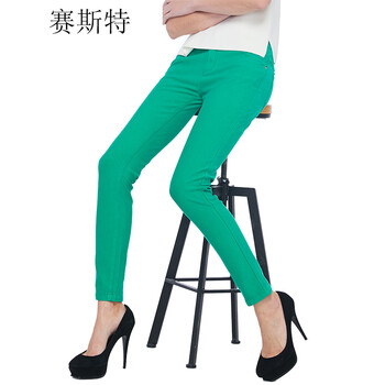 賽斯特 自然腰  女 長褲 休閑褲