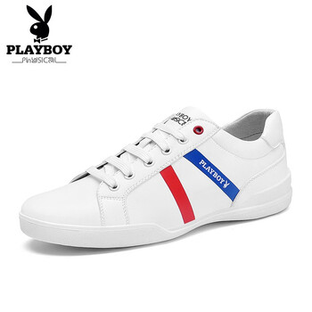 花花公子（PLAYBOY）男士白/紅  41