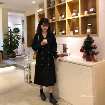 喇叭袖連衣裙，打造甜美女神
