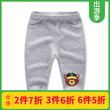 抓絨韓版運動褲