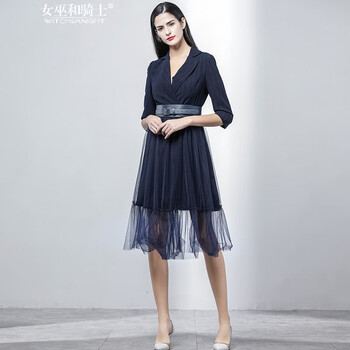女巫和騎士（WITCH and KNIGHT）  紗網(wǎng) 連衣裙
