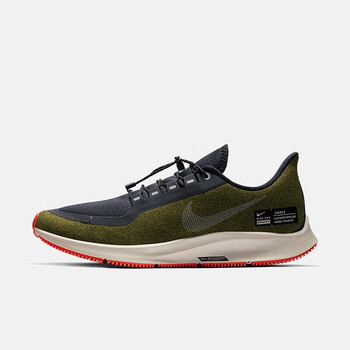 耐克（NIKE）跑步鞋AA1643-300綠/灰/紅 