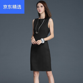 圓領(lǐng)連衣裙，穿出女神范