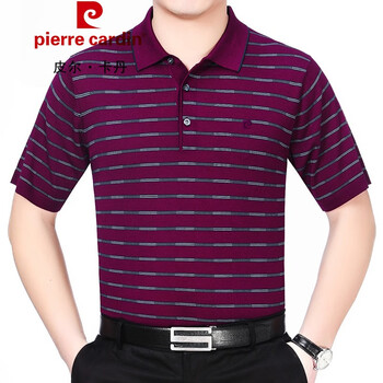 皮爾卡丹（pierrecardin） 短袖 男士T恤 暗紅 